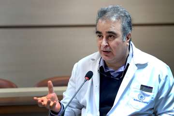 جلسه هیات رئیسه در بیمارستان رفیده